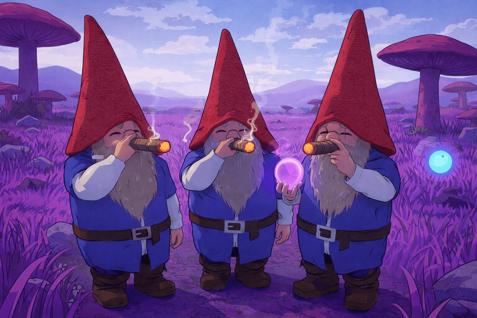 A gathering observed from behind the hedgerow. Remarkable social behavior.